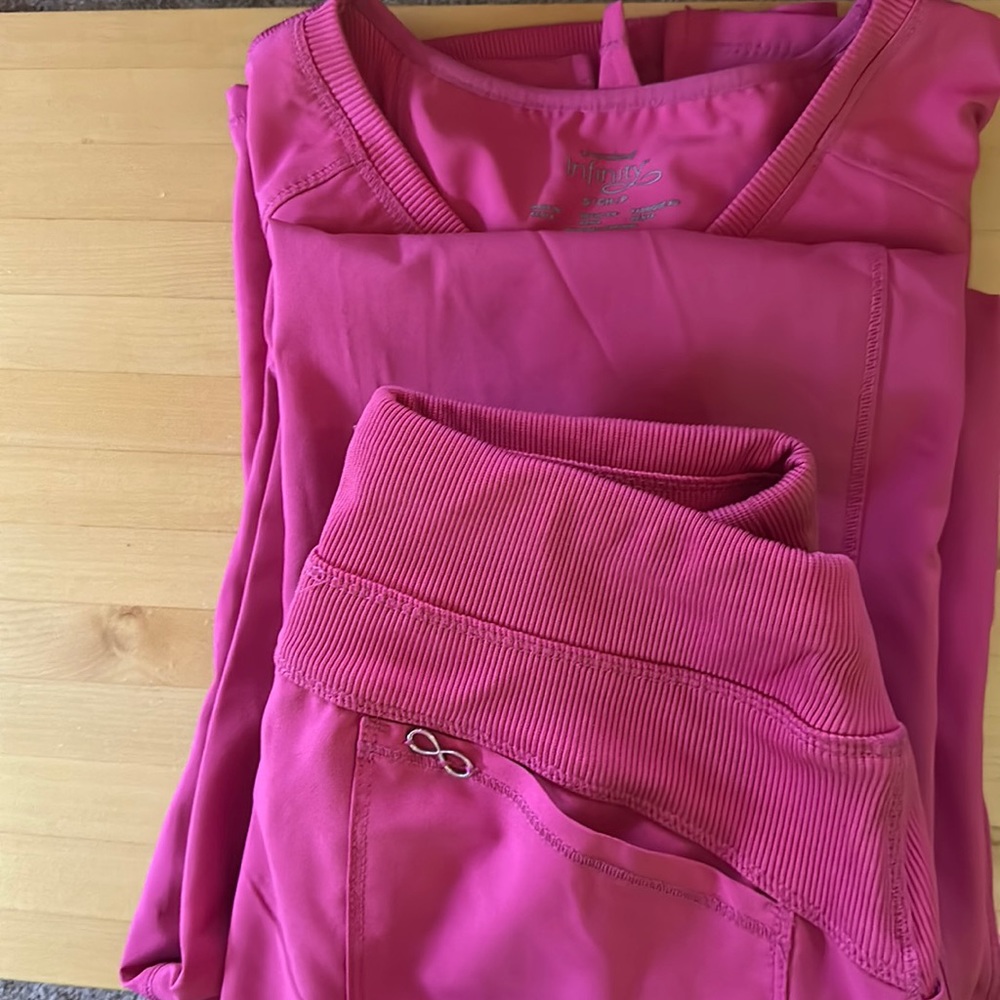 Infinity Cherokee stretchy material, hot pink $45